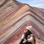 Tourist Vinicunca Rainbow Mountain Cusco